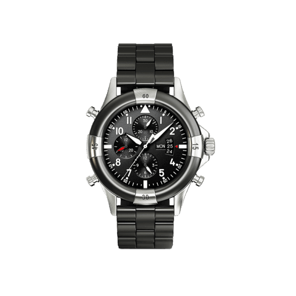 Black Metal Bracelet Strap